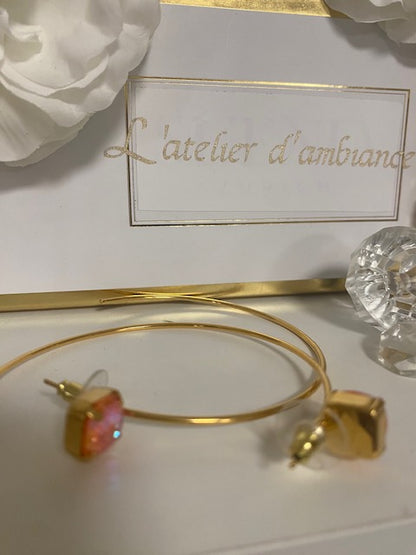 Boucles cristal griffé crézus